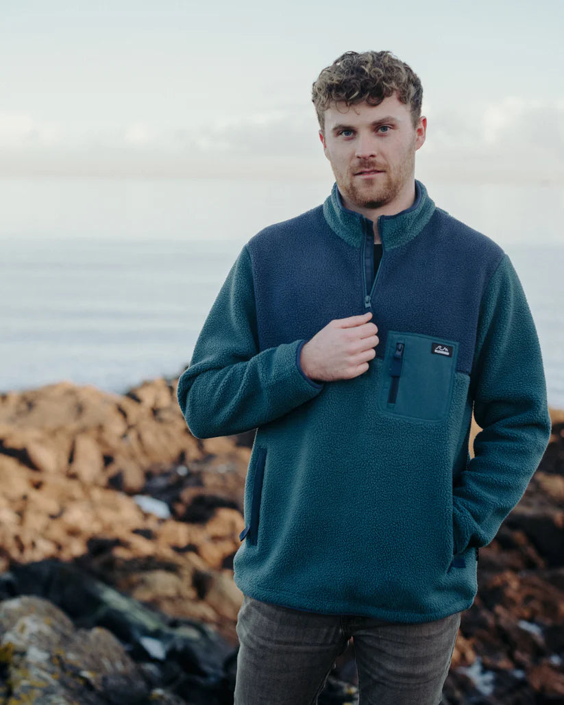 1/4 Zip Fleece | Bleubird