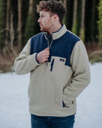 1/4 Zip Fleece | Bleubird