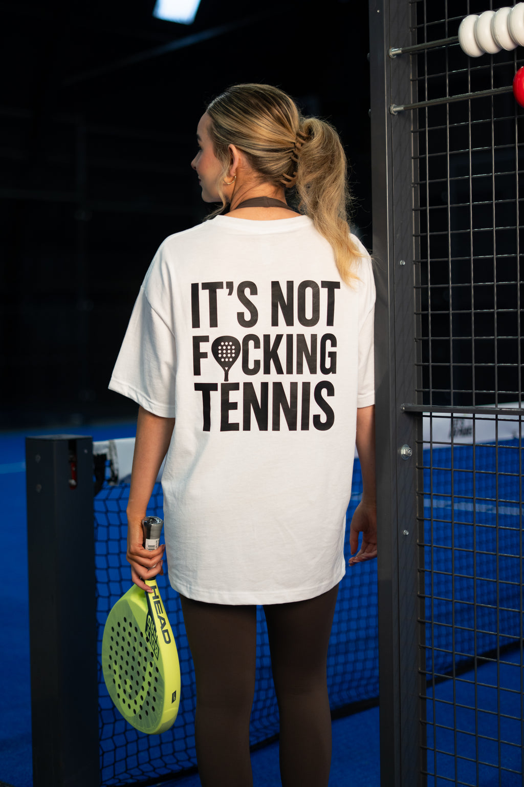 LGP Its Not F*cking Tennis T-shirt White