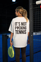 LGP Its Not F*cking Tennis T-shirt White